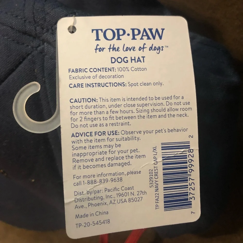 Dog Hat L/XL